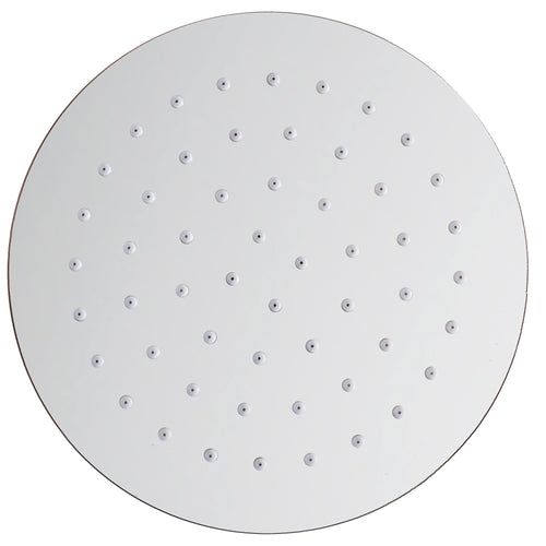 Soffione doccia tondo in acciaio 20cm