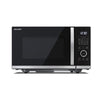 SHARP YC-QG254AE-B - FORNO A MICROONDE 25L - FLATBED - 1000W - CONTROLLO DIGITALE - 11 LIVELLI DI POTENZA - BLACK/SILVER
