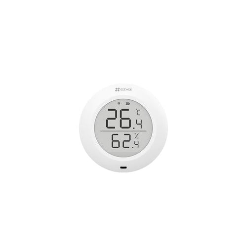 EZVIZ T51C - SENSORE SMART DI TEMPERATURA ED UMIDITA'' - PROTOCOLLO ZIGBEE - WIFI - DISPLAY LCD - DA APPOGGIO O DA MURO