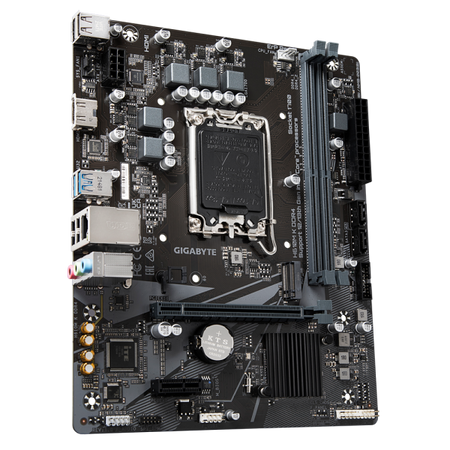 GIGABYTE H610M K DDR4 scheda madre Intel H610 Express LGA 1700 micro ATX (Gigabyte H610M K DDR4 Ultra Durable Intel 1700 Socket Motherboard, Micro-ATX, 2x DDR4 Slots, 1x M.2 Socket, GbE LAN, 1x HDMI Port)