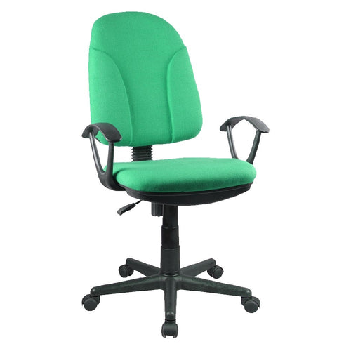 Sedia Scrivania da Ufficio 5 Ruote Girevole Ergonomica Altezza Regolabile Verde