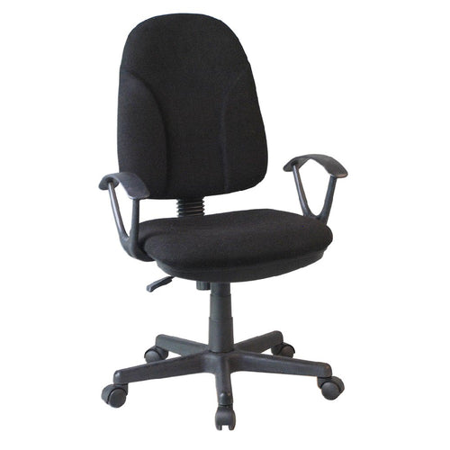 Sedia Scrivania da Ufficio 5 Ruote Girevole Ergonomica Altezza Regolabile Nero
