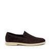 Frau mocassini uomo casual in camoscio cacao 32D0
