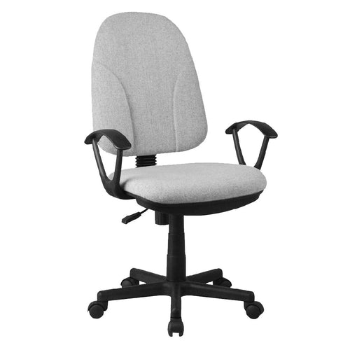 Sedia Scrivania da Ufficio 5 Ruote Girevole Ergonomica Altezza Regolabile Grigio