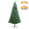 Albero Di Natale 210 Cm Base A Croce Folto Ecologico Rami Artificiale 758 Rami