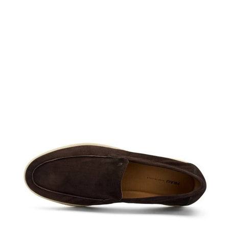 Frau mocassini uomo casual in camoscio cacao 32D0