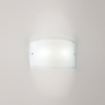 Applique moderno Gea Luce LECCE AP E27 LED vetro lampada parete