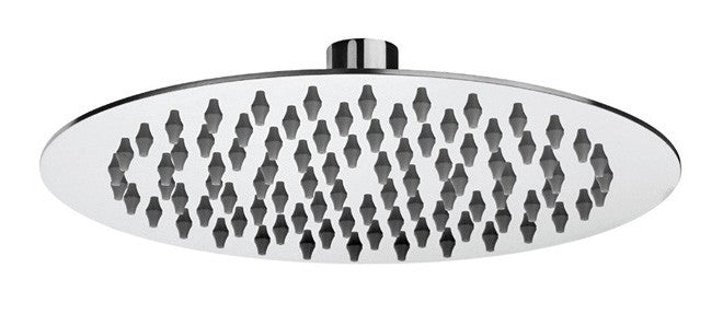 Soffione doccia tondo in acciaio 25cm