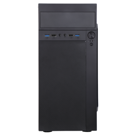 Case THEON - Mini Tower- mATX- PSU 500W- 2xUSB3- Full Black