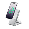 ALOGIC MSCDDWH Caricabatterie per dispositivi mobili Auricolare, Smartphone Bianco USB Carica wireless Ricarica rapida Interno (MAGSAFE CHARGER WITH DESKTOP - DOCK-WHITE)