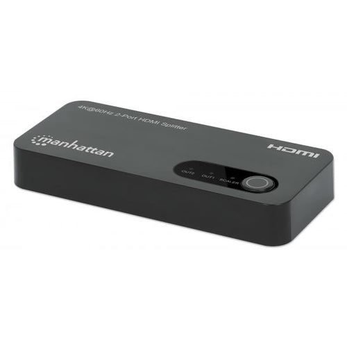 Splitter HDMI 4K@60Hz UHD 3D con LED 2 vie