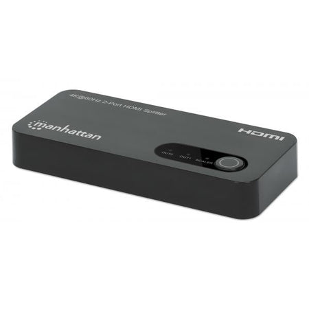 Splitter HDMI 4K@60Hz UHD 3D con LED 2 vie
