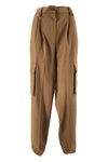 Herno Pantaloni Cammello da donna