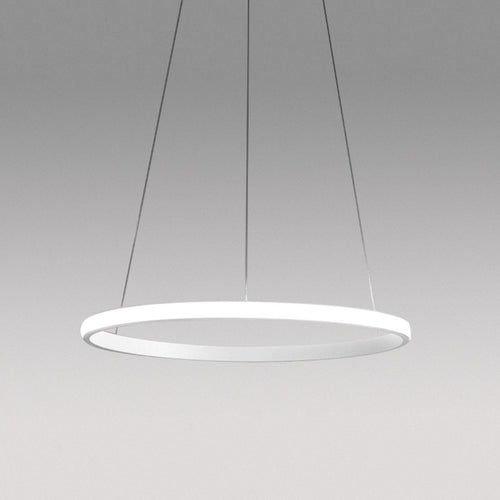 Lampadario moderno Gea Luce IOLE S1 B 28W LED alluminio sospensione