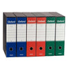 Registratori in cartone con custodia OXFORD con meccanismo N.1 - F.to Protocollo - Dorso 8