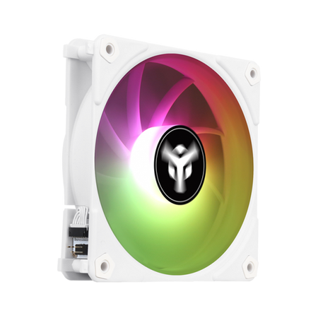 Kit 3x Ventola per case UW12 White - 12cm- ARGB Sync 5V 3pin- 4pin PWM- Senza fili