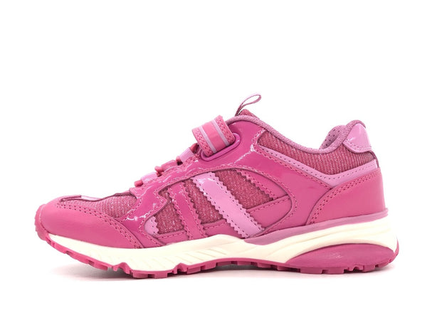 GEOX Sneaker bambina J Bernie G multi rosa glitter