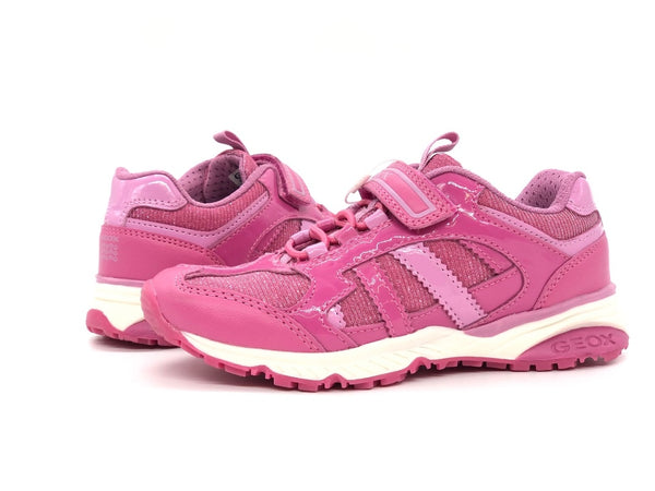 GEOX Sneaker bambina J Bernie G multi rosa glitter