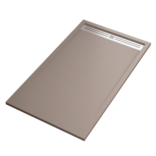 Piatto doccia in marmoresina Sabbia effetto pietra cemento RELAX