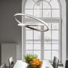 Lampadario moderno Gea Luce IOLE S2 T 42W LED alluminio sospensione