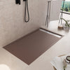 Piatto doccia in marmoresina Marrone effetto pietra cemento RELAX