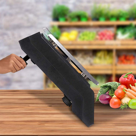 Bilancia Elettronica Digitale 40 kg Professionale Acciaio con Display e Batteria Ricaricabile
