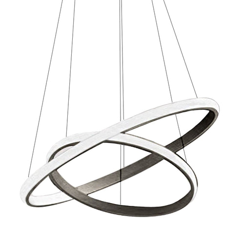 Lampadario moderno Gea Luce IOLE S2 T 42W LED alluminio sospensione