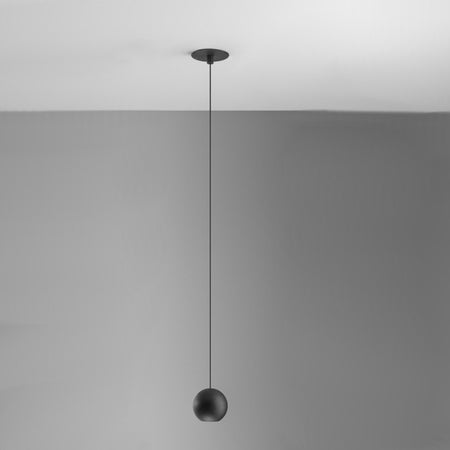 Lampada soffitto incasso Gea Luce GUYA SI nero LED alluminio sospensione