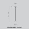 Lampadario moderno Gea Luce GUYA S1 LED bianca alluminio sospensione