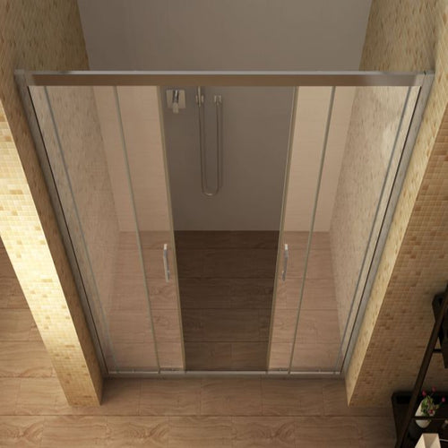 Porta Doccia Con Ingresso Centrale Trasparente Jenny