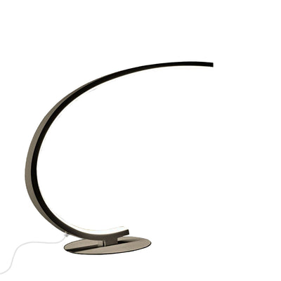 Abat-jour moderna Gea Luce IOLE L T 12W LED dimmerabile alluminio lampada tavolo
