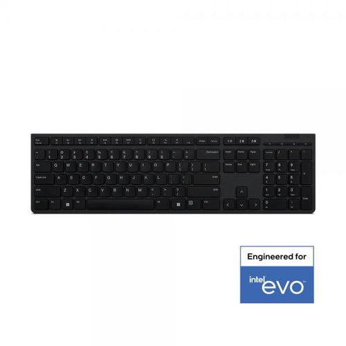 Lenovo 4Y41K04031 tastiera Ufficio RF senza fili + Bluetooth Inglese US Grigio (Lenovo TAS wireless - Professional Rec)