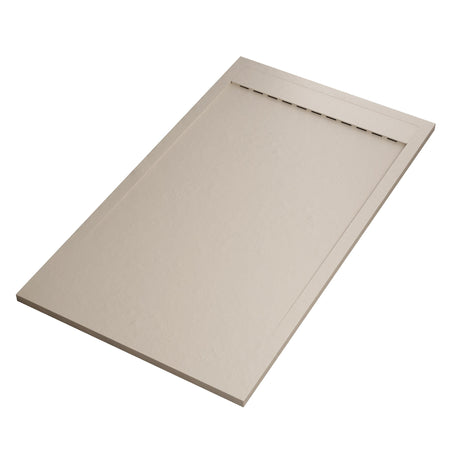 Piatto doccia in marmoresina Crema effetto pietra cemento PRESTIGE