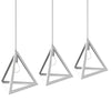Sospensione Lampadario Moderno in Metallo E27 30x30x30cm Bianco Altezza regolabile