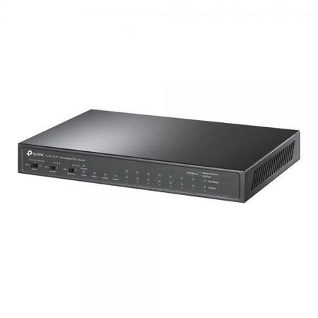 TP-Link TL-SL1311P switch di rete Fast Ethernet [10/100] Supporto Power over Ethernet [PoE] Nero (8-Port 10/100Mbps + 3-Port Gigabit Desktop Switch with 8-Port PoE+)