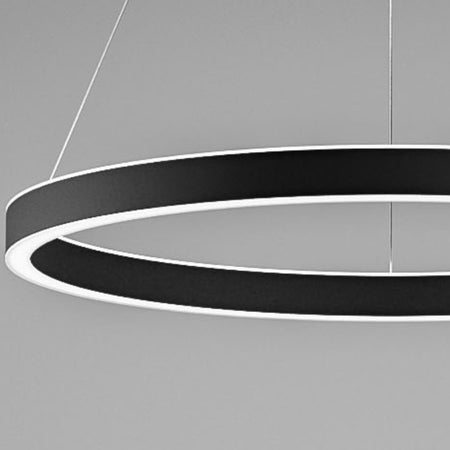 Lampadario moderno Gea Luce CRISEIDE SG N LED alluminio sospensione