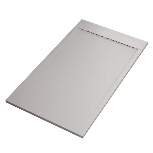 Piatto doccia in marmo resina Bianco pietra cemento PRESTIGE