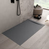Piatto doccia in marmoresina Grigio Scuro effetto pietra cemento VINCENT