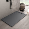 Piatto doccia in marmoresina Grigio Scuro effetto pietra cemento VINCENT