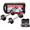 Set Manubri Regolabili Ghisa Da 15 Kg Per Bodybuilding Fitness Sollevamento Pesi
