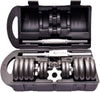 Set Manubri Regolabili Ghisa Da 15 Kg Per Bodybuilding Fitness Sollevamento Pesi