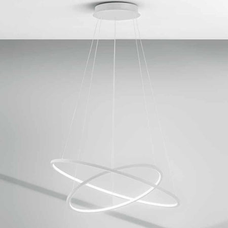 Lampadario moderno Gea Led ERIKA S2 LED alluminio silicone lampada sospensione