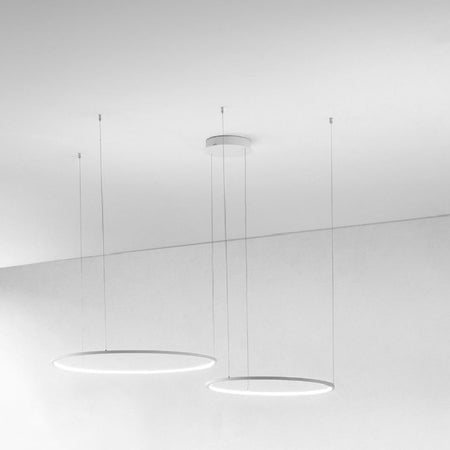 Lampadario moderno Gea Led ERIKA S2D LED alluminio silicone lampada sospensione