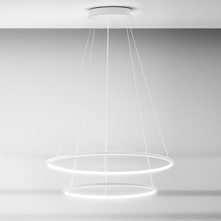 Lampadario moderno Gea Led ERIKA S2 LED alluminio silicone lampada sospensione