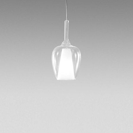 Lampadario moderno Gea Luce OFELIA MINI S10 G9 LED metallo vetro sospensione