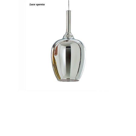 Lampadario moderno Gea Luce OFELIA MINI S10 G9 LED metallo vetro sospensione