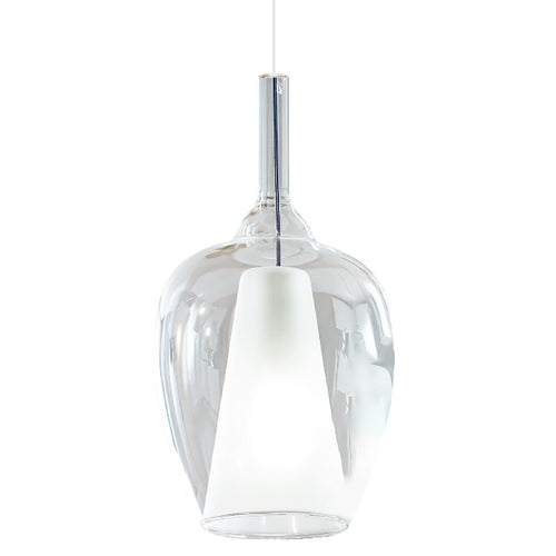 Sospensione vetro trasparente Gea Luce OFELIA S10 E27 LED lampada soffitto