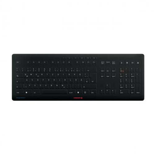 CHERRY Stream tastiera Wireless a RF + USB QWERTZ Tedesco Nero