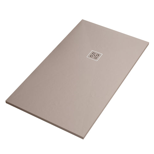 Piatto doccia in marmoresina Sabbia effetto pietra cemento PASSION