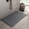 Piatto doccia in marmoresina Grigio Scuro effetto pietra cemento PASSION